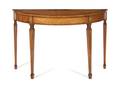 An Edwardian Satinwood Console Table