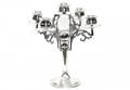 59 Silver 5 light Candelabra