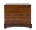 A Continental Mahogany Chest of Drawers
