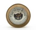 An American Brass Barometer Chelsea Clock Co