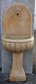 An Italian Marble Pedestal Fountain Hand