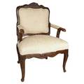 A Swedish Rococo Revival Beechwood Armchair