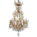 A French Gilt Bronze and Cut Glass Chandelier