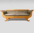 A Swedish Birch Sofa Karl Johan