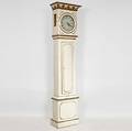 A Danish Bornholm Gilt and Painted Tall Case Clock