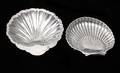 212 Two Shell Shape Sterling Silver Bowls