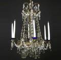 A Swedish Gustavian Style Cut Glass Chandelier
