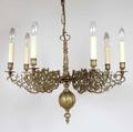 A SwedishRussian Brass Chandelier