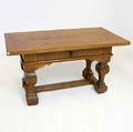 A Scandinavian Baroque Style Oak Table