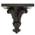 An Ebonized Rosewood Wall Bracket Shelf