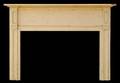 An American Federal Painted Pine Fireplace Surround