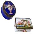 Two English George III Enameled Snuff Boxes