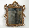 An English George III Chippendale Giltwood Wall Mirror