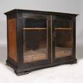 A Regency Calamander and Satinwood Display Cabinet