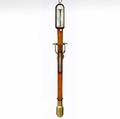 An English Atkin Rosewood and Brass Marine Stick Barometer