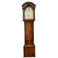 An English George IV Oak Longcase Clock