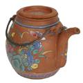 A Chinese Yixing Zisha Ware Stoneware Teapot