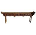 A Chinese Shanxi Poplar TrestleLeg Altar Table