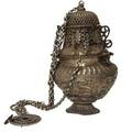 A Rare IndoPortuguese Silver Repouss Thurible