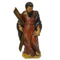An Italian Pine and Gesso Santo Figure of St Andrew