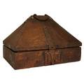 A South Indian Malabar Iron Mounted Teak Nettoor Box