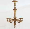 A French Louis XVI Style Gilt Bronze Chandelier