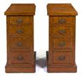 A Pair of American Mahogany Side Chests