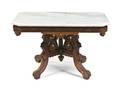 A Victorian Walnut Low Table
