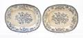 A Pair of English Transfer Decorated Platters AWCo