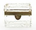 A French Gilt Bronze and Cut Glass Table Casket