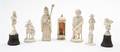 A Group of Seven Continental Ivory Figures