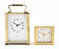 Two Brass Clocks Tiffany  Co