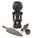 A Group of Three African Decorative Articles