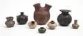 A Group of Seven PreColumbian Style Pottery Vessels