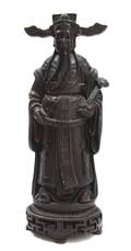 A Chinese Cast Metal Figure
