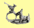 155 20th Century Figural Napkin Ring Scottie Dog