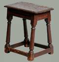 205 Antique English Joint Stool