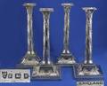 198 Set of 4 Georgian Style Candlesticks