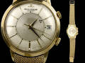 173 Jaeger Le Coultre Mens Watch 18Kt Gold Band