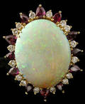 152 1 78 Inch Natural Gem Opal Ladies Ring