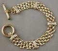 164 Ladies Diamond 14K Gold Bracelet