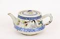 Oriental Porcelain Teapot with Figural Decoration