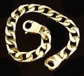 161 Mens Chain Bracelet 14K Gold