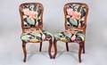 144 Six French Style Upholstered Dining Room Chair