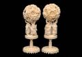 148 Pair of Finely Carved Ivory Indian Puzzle Balls