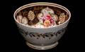 110 Early English Hand Painted Porcelain Bowl