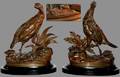 210 Rare Pr Jules Moigniez Bronze Partridges Pheasants