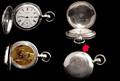 235 Coin Silver Waltham Hunter Case Pocket Watch