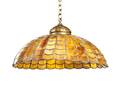 An American Geometric Leaded Glass Shade attributed to Tiffany Studios