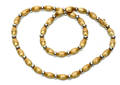 194 18kt Italian White and Yellow Gold Ladies Necklace